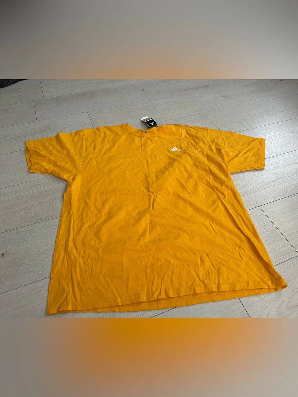 New yellow adidas tshirt